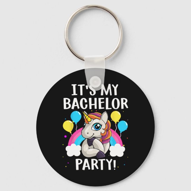 Llavero Guay Bacheller Party Art Para Hombres Boys Groom B (Anverso)