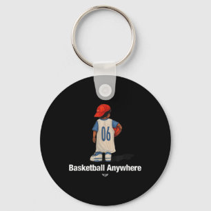 Llavero Guay Basketball Anywhere Con Un Niño De Baloncesto
