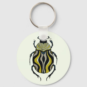 Llavero Guay Beetle Entomology Insect Art