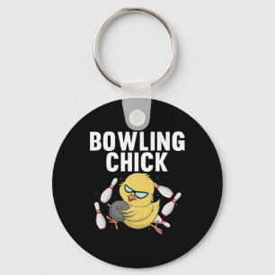 Llavero Guay Bowler Para Mujeres Chicas Damas Bowling Chic