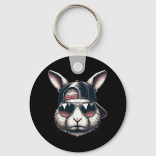 Llavero Guay Bunny Face con Sungles Happy Easter Boys Men