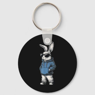 Llavero Guay Bunny Face Sungles Rabbit Feliz Día de Pascua