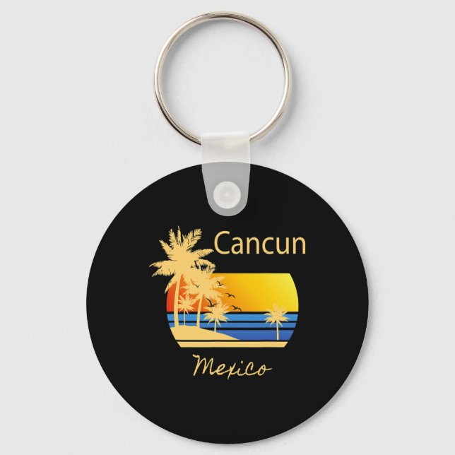 Llavero Guay Cancun original México playas Novedad (Anverso)