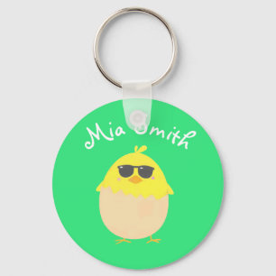 Llavero Guay Chick funky Pascua Chick amarillo