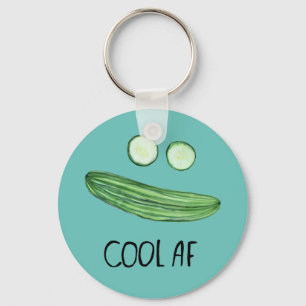 Llavero Guay como pepino "Guay AF" curioso color de agua