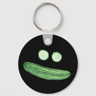 Llavero Guay como un pepino divertido color de agua verde