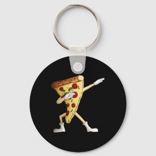Llavero Guay Dabbing Pizza Funny Pie Italiano Baile de Hip