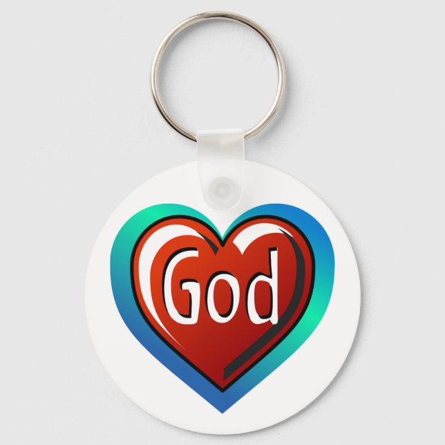 Llavero Guay DIOS Heart (Anverso)