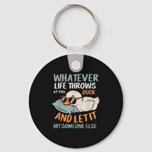Llavero Guay Duck Shirt Graciosamente Dejó Que Alguien Más