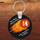 Llavero Guay Flaming Personalized Basketball Keychain (Front)