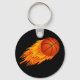Llavero Guay Flaming Personalized Basketball Keychain (Back)