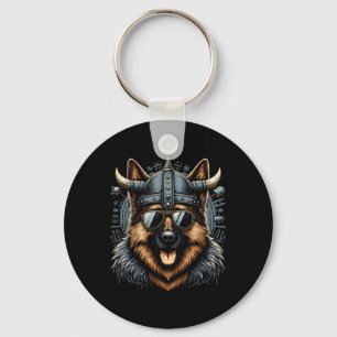 Llavero Guay German Shepherd Dog Viking Art Style Christma