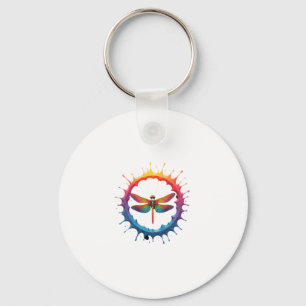 Llavero Guay Graphic Tie Dye Gafas de sol Ilustra Dragonfl