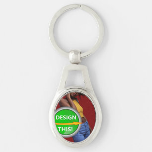 Llavero ¡Guay! Keychain - Premium Metalizado - Diseño Oval