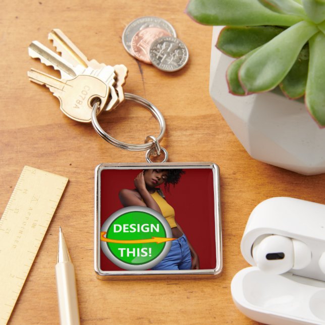 Llavero ¡Guay! Keychain - Premium Square Large - Personali (Escritorio )