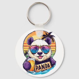Llavero Guay Panda: Vibes de verano y cerveza retro