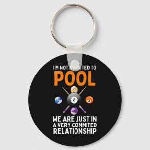 Llavero Guay Pool Art Para Hombres Mujeres Niños Billiard