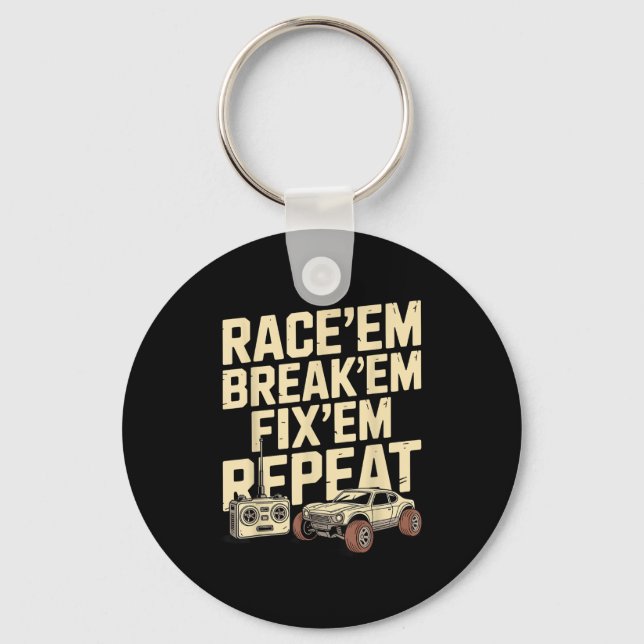 Llavero Guay Rc Arte De Carreras Para Hombres Control Remo (Anverso)