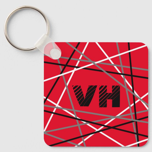 Llavero Guay Resumen de Iniciales de Nombres de Guitarra R (Anverso)