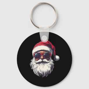 Llavero Guay Santa Claus Face Retro Sungles Navidades