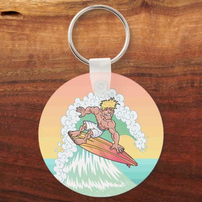 Llavero Guay Sunset Surfer (Reverso )