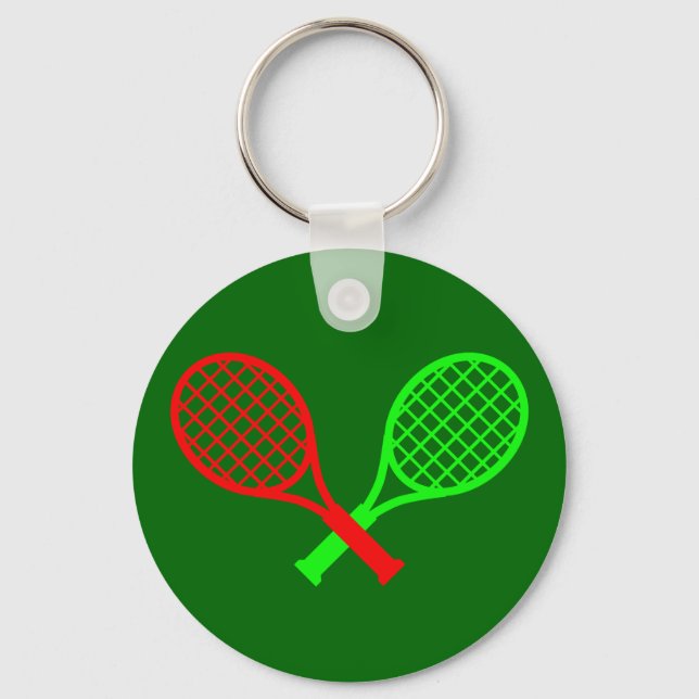 Llavero Guay Tennis Racket Resumen de la cadena de claves  (Anverso)