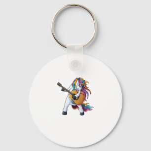 Llavero Guay Unicornio tocando guitarra _ Gracioso animal 