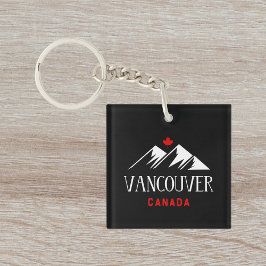 Llavero Guay Vancouver Canada Mountains Maple Dark