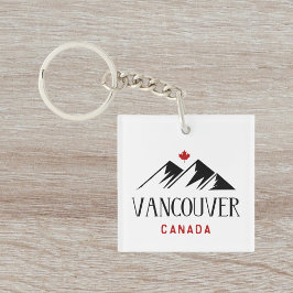 Llavero Guay Vancouver Canada Mountains Maple Leaf