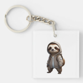 Llavero Guay y el Ilustracion Adorable Sloth