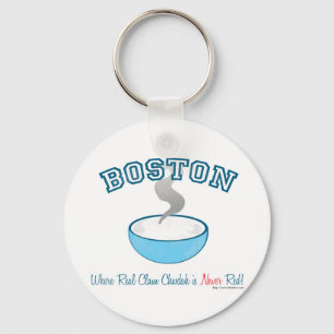 Llavero Guerra de Chowder de Boston