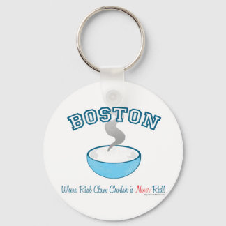 Llavero Guerra de Chowder de Boston