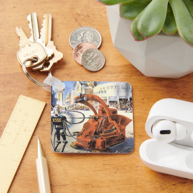 Llavero Guerra de extranjeros de ciencia ficción futurista (Escritorio )