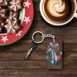 Llavero Guerra de Navidades del Dragón Rojo