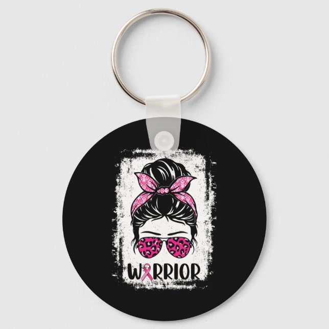 Llavero Guerrero Concienciación sobre el cáncer de mama Ci (Anverso)