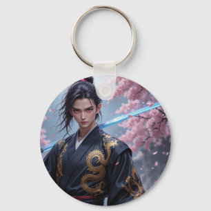 Llavero Guerrero de Anime de nivel moderno de Keychain