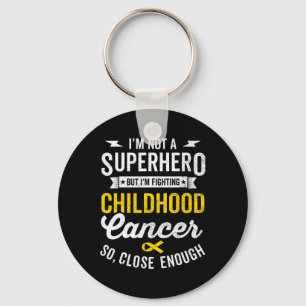 Llavero Guerrero de cáncer infantil Sobreviviente Concienc