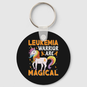 Llavero Guerrero de leucemia: conciencia de leucemia mágic