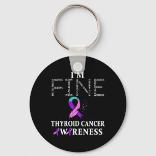 Llavero Guerrero del cáncer estoy bien