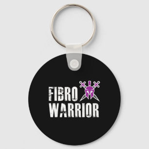 Llavero Guerrero - Fibromialgia Luchador de la Conciencia 