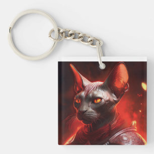 Llavero Guerrero Gato Esfinge De Otra Galaxia