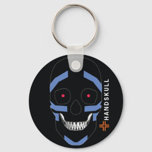 Llavero Guerrero HANDSKULL, cráneo feliz, bandera guerrera