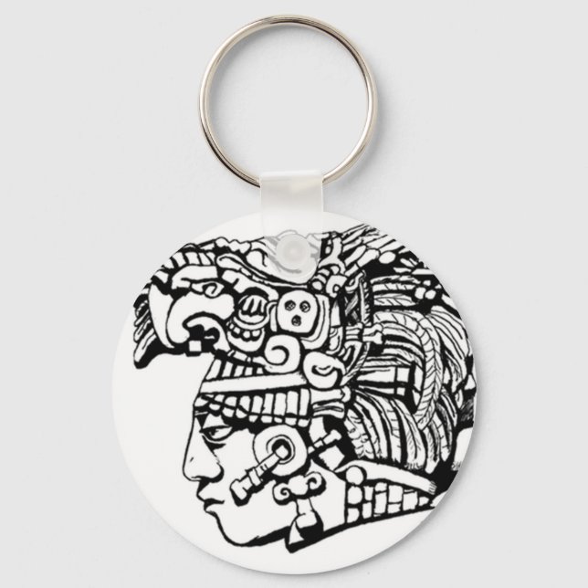 Llavero Guerrero maya (Anverso)