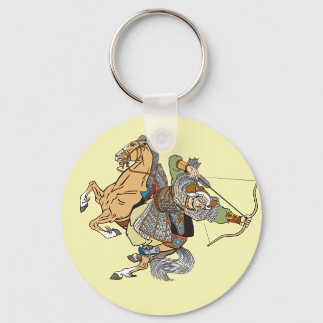 Llavero guerrero mongol medieval (Anverso)