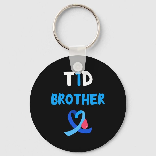 Llavero Guerrero T1D Hermano Diabetes Awareness Squad Supp (Anverso)