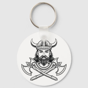 Llavero guerrero vikingo