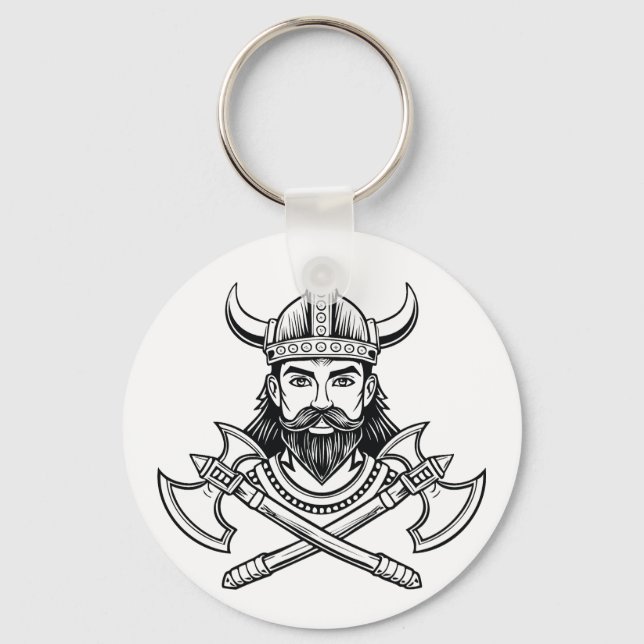 Llavero guerrero vikingo (Anverso)