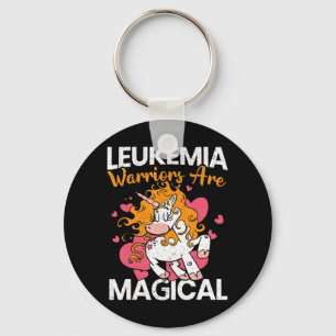 Llavero Guerreros de leucemia son leucemia magra unicornio
