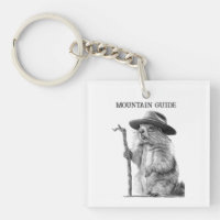 Guía de la montaña - Diseño de marmota caprichosa
