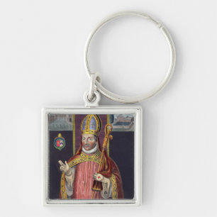 Llavero Guillermo de Wykeham (1325-1404) (litho del color)